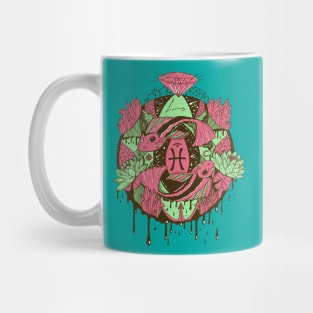 Pink and Mint Mystic Pisces Motion Mug